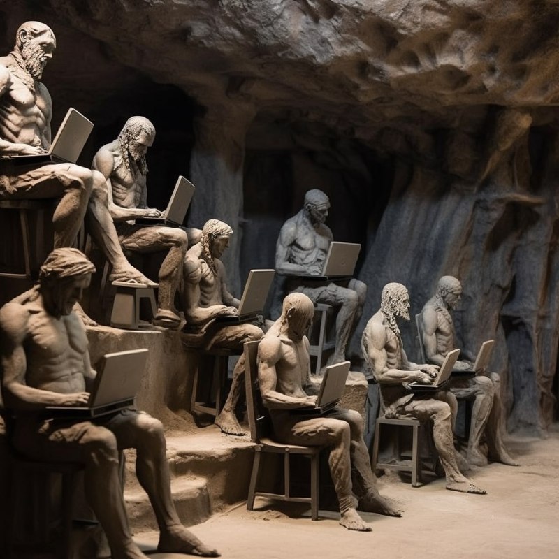 PC Hacker Statues in Vast Moria-Like Natural Cave