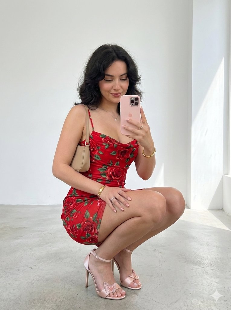 Mirror Rose Selfie