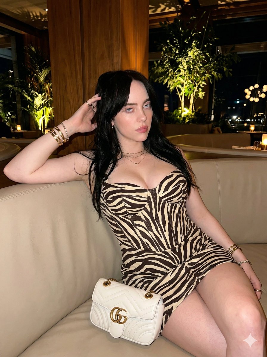 Zebra Dress Lounge Elegance