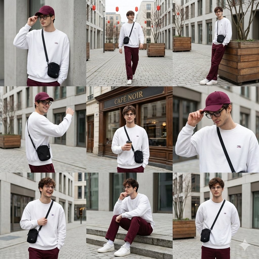 Urban Fashion Street Style Collage