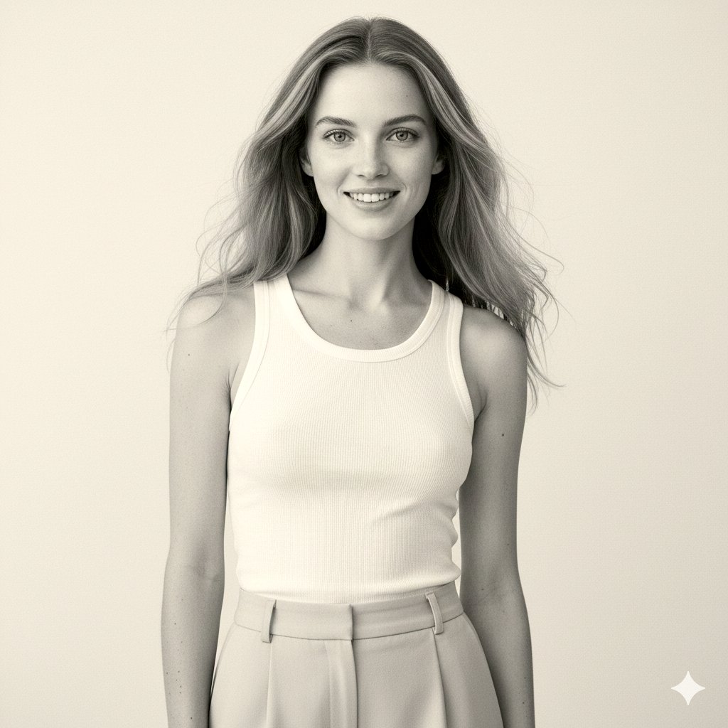 Artistic Black-and-White Portrait Studio
