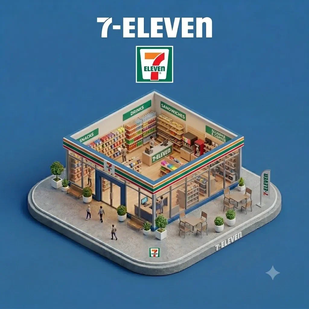Brand 3D Miniature Diorama