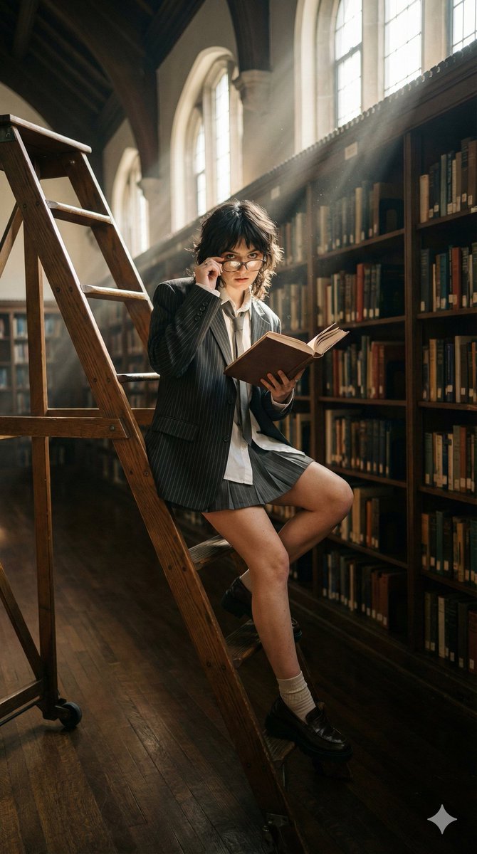 Dark Academia Library Editorial