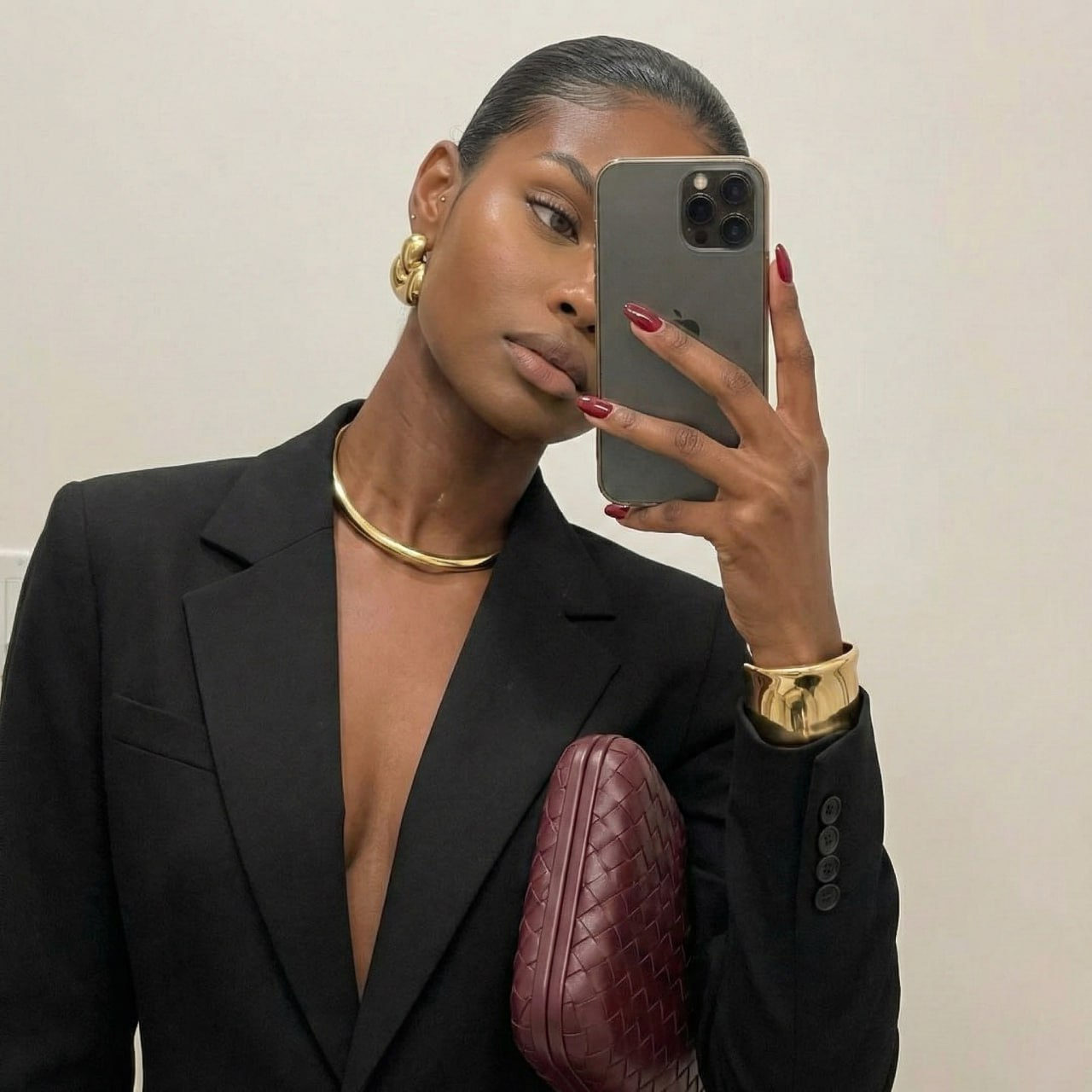 Quiet Luxury Mirror Selfie