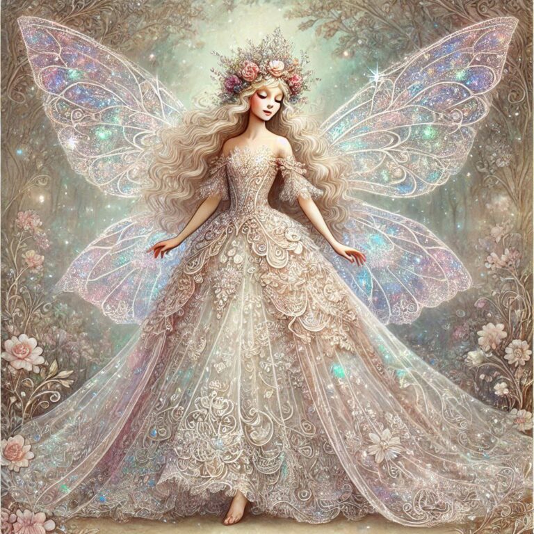 Fairy Princess in Magical Woodland Setting