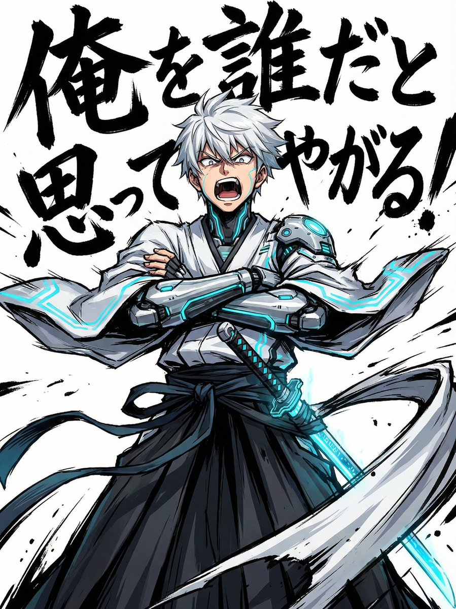 Explosive Anime Hero Poster