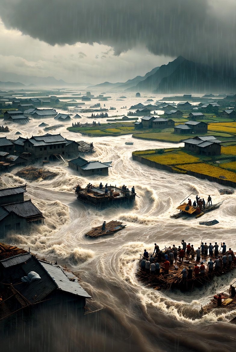 1887 Yellow River Flood Epic