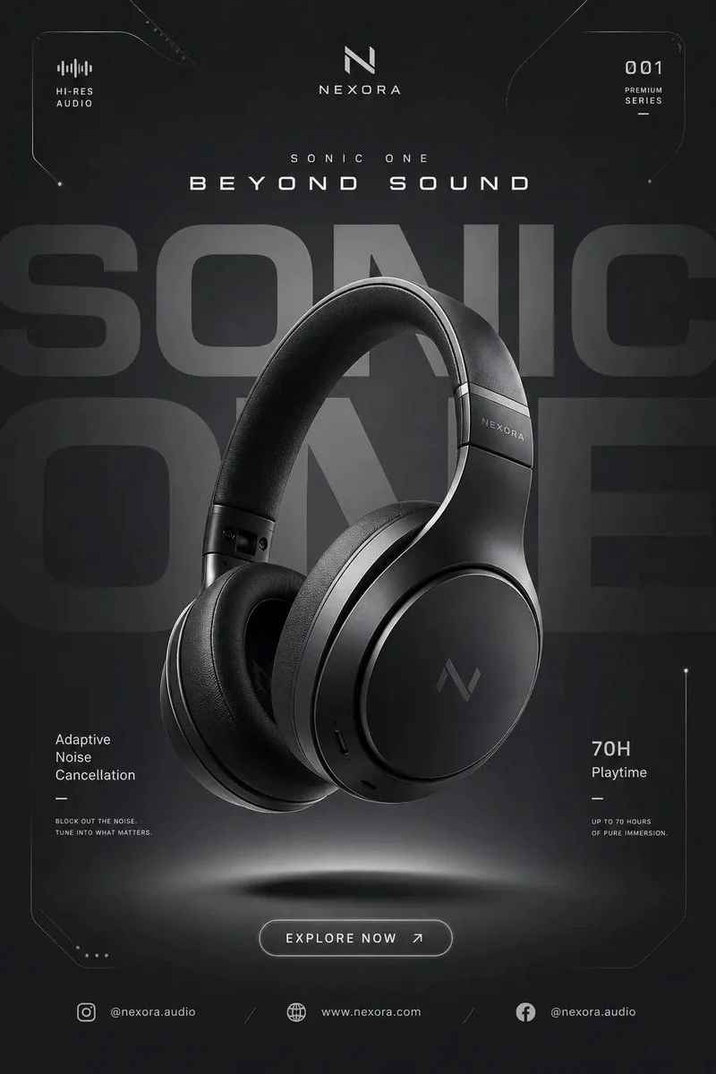 Premium Tech Product Poster Design