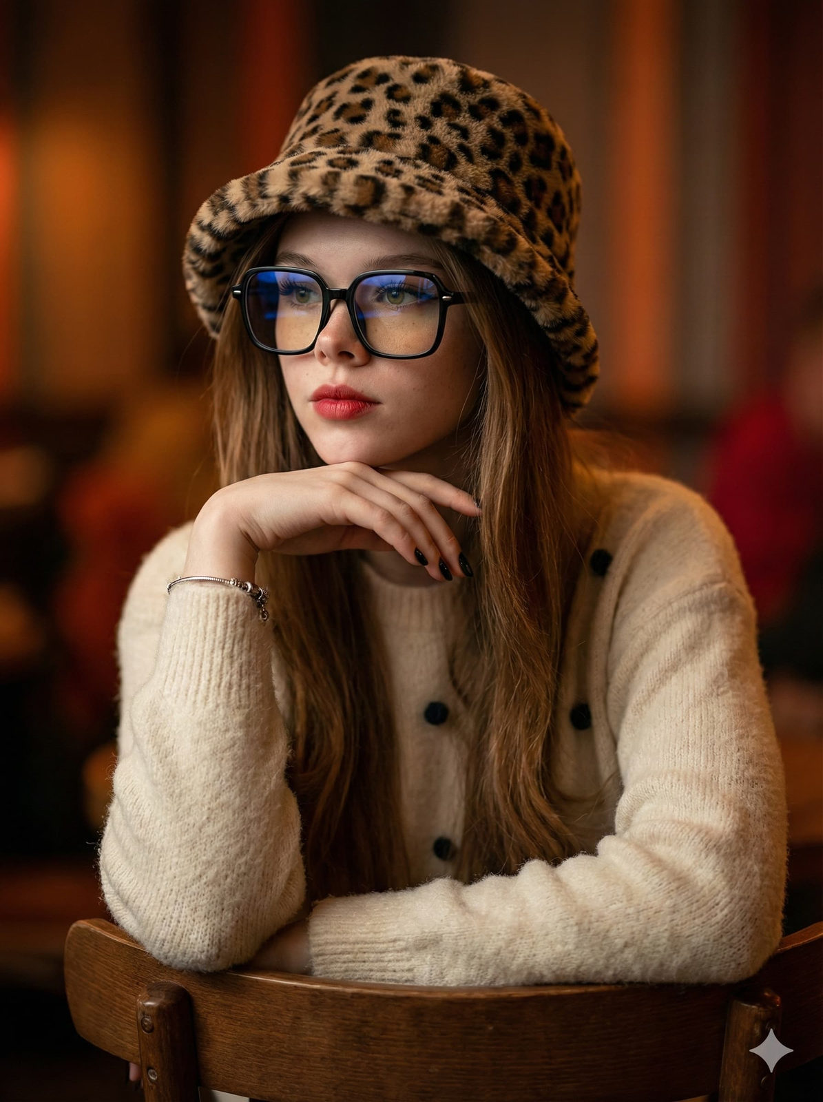 8K HDR Portrait of Stylish Woman