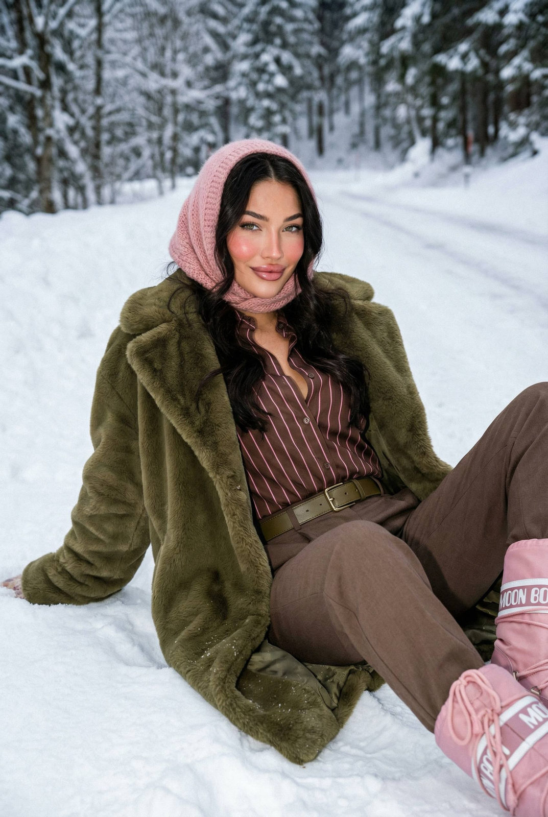 Cozy Luxe Winter Snow Vibe