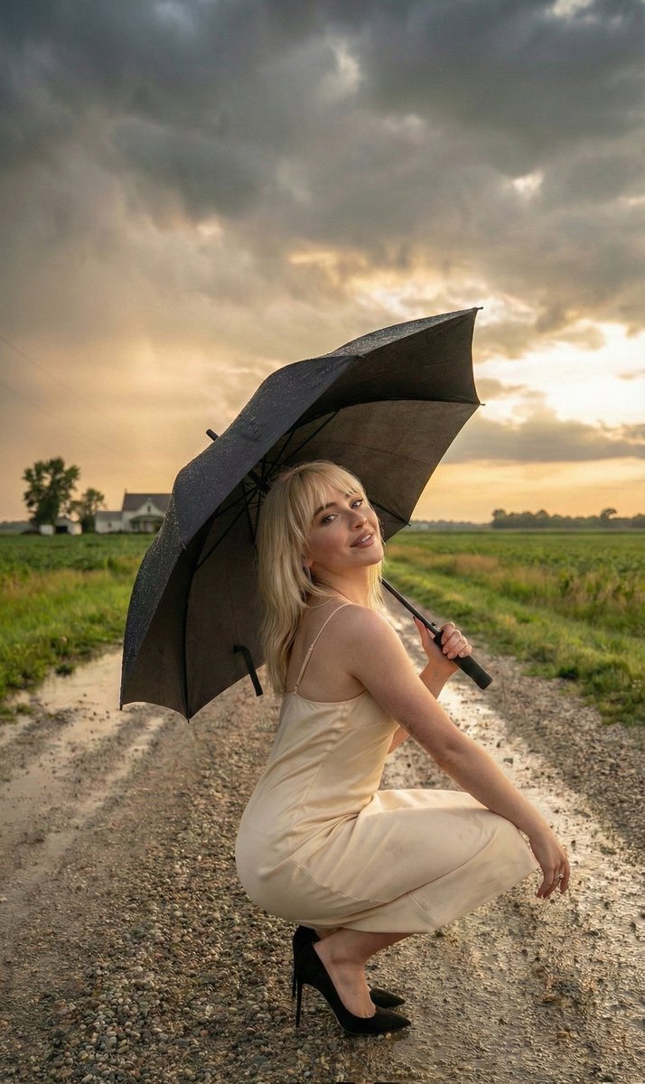Rainy Sunset Beauty