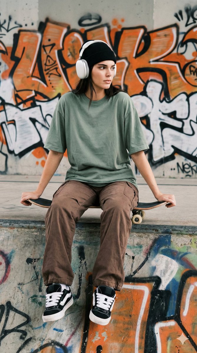 Cool Skater Girl Street Style