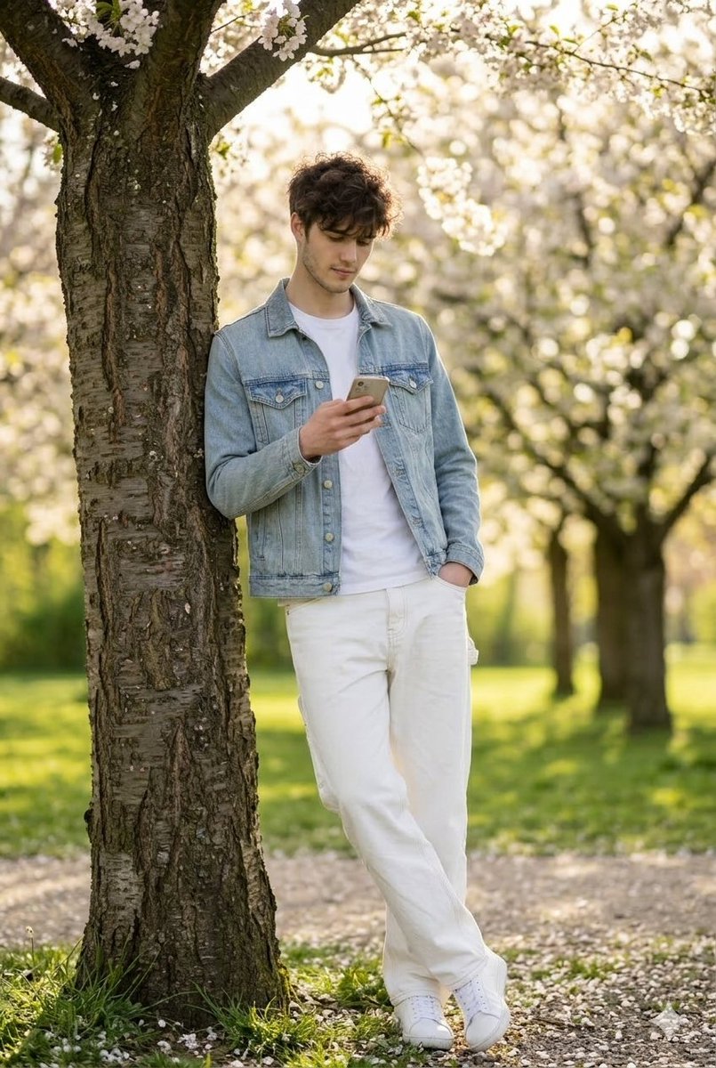 Photorealistic Spring Portrait