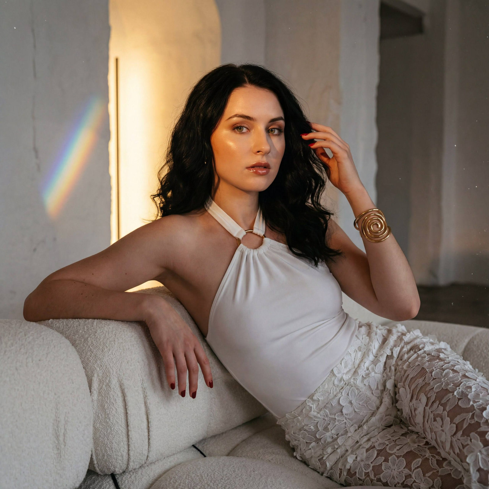 Golden Light Fashion Portrait