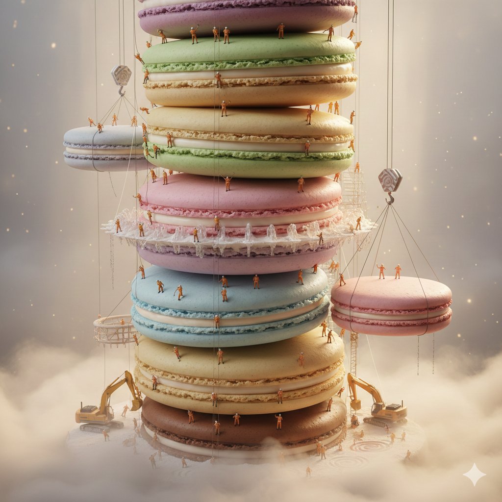 Macaron Mega-Tower Construction