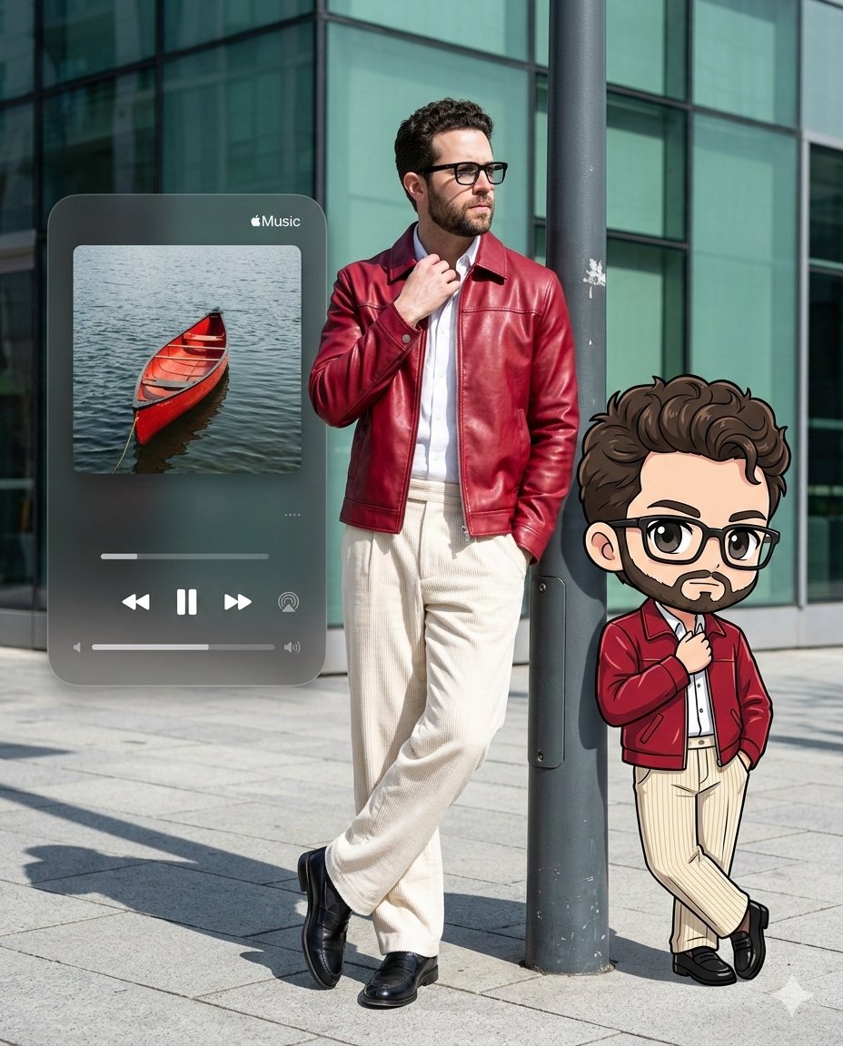 Urban Chibi Doppelganger Street Portrait