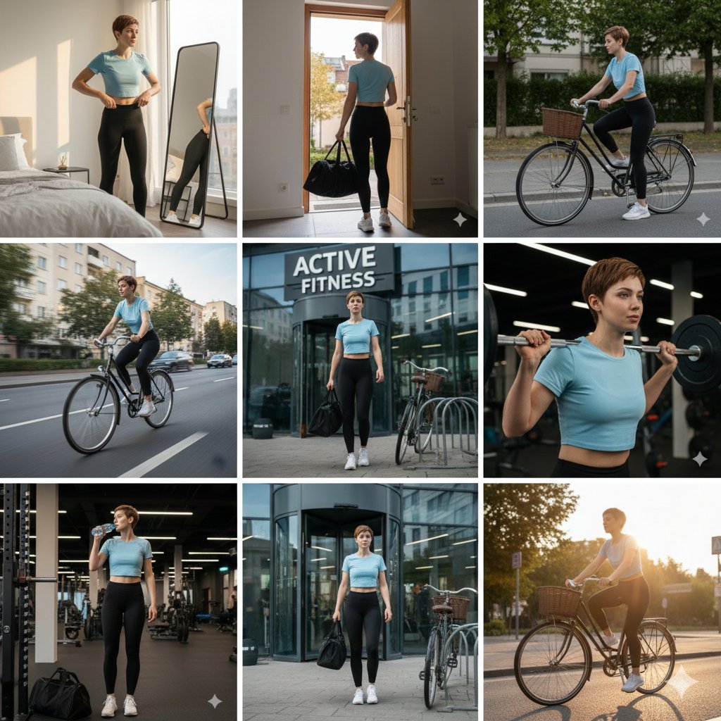 Fitness Girl's Cinematic Journey