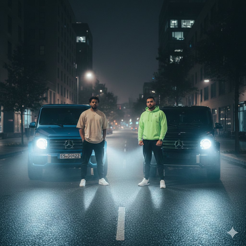 Night Street G-Wagon Duo Portrait
