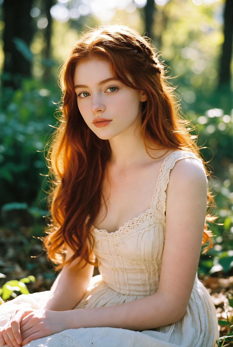 Dreamy Forest Film Portrait