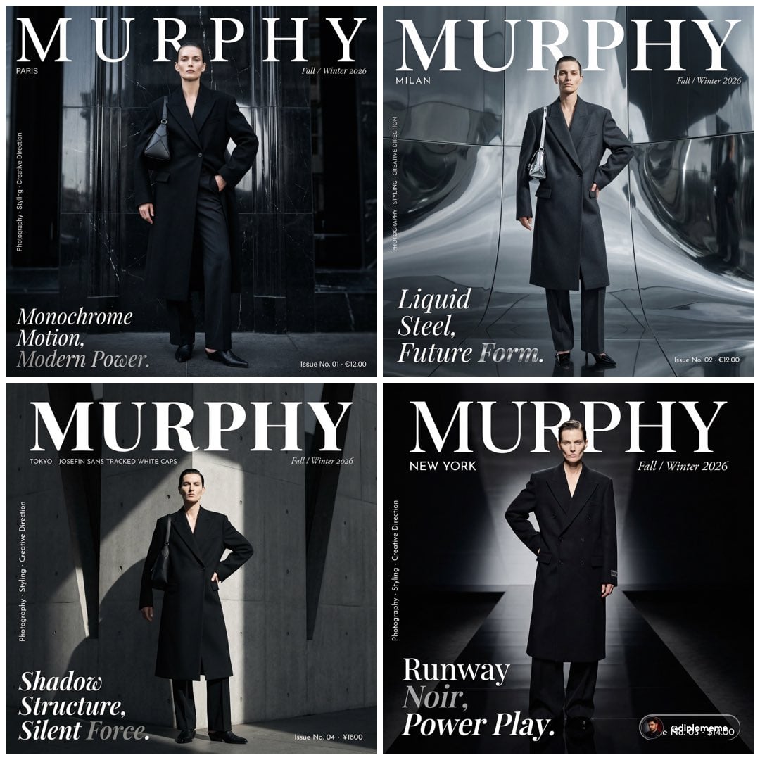 Murphy Magazine Fashion Cover