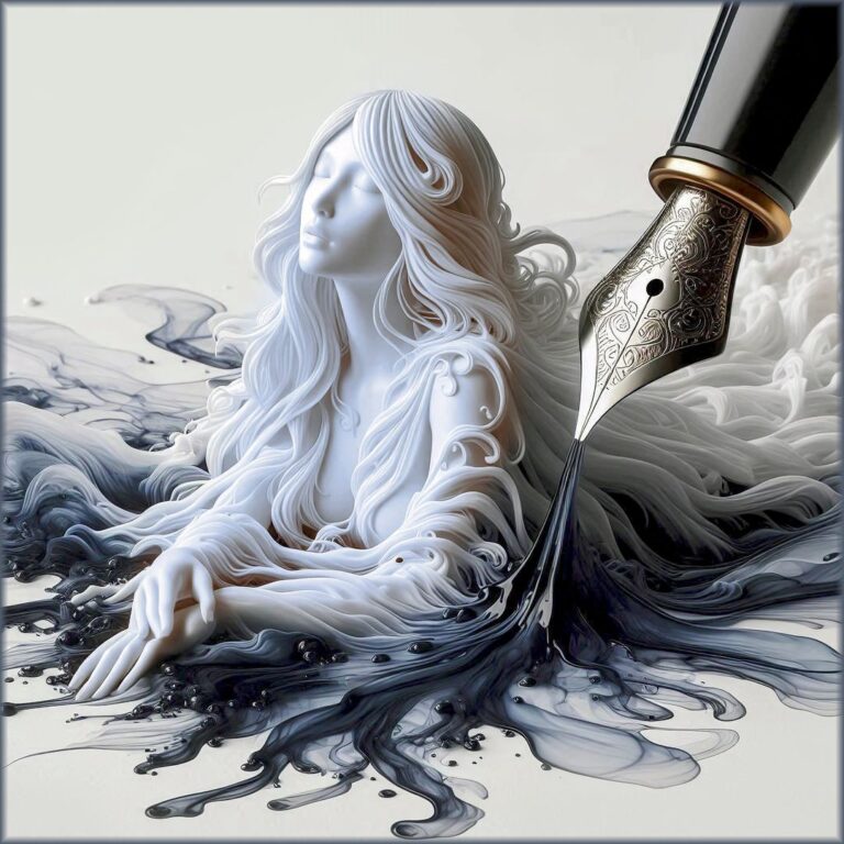 Ink figure of a pure spirit