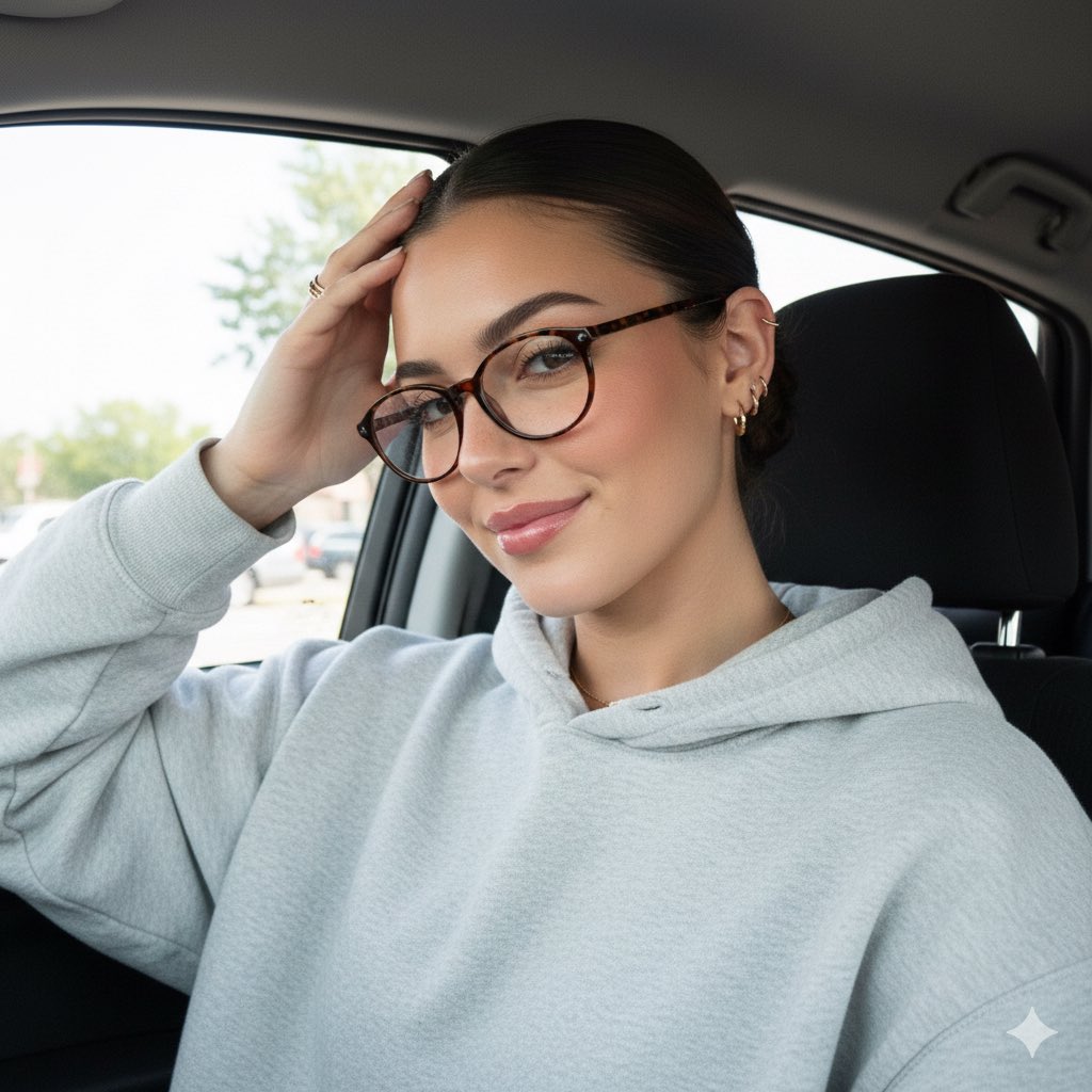 Fresh Car Selfie Portrait