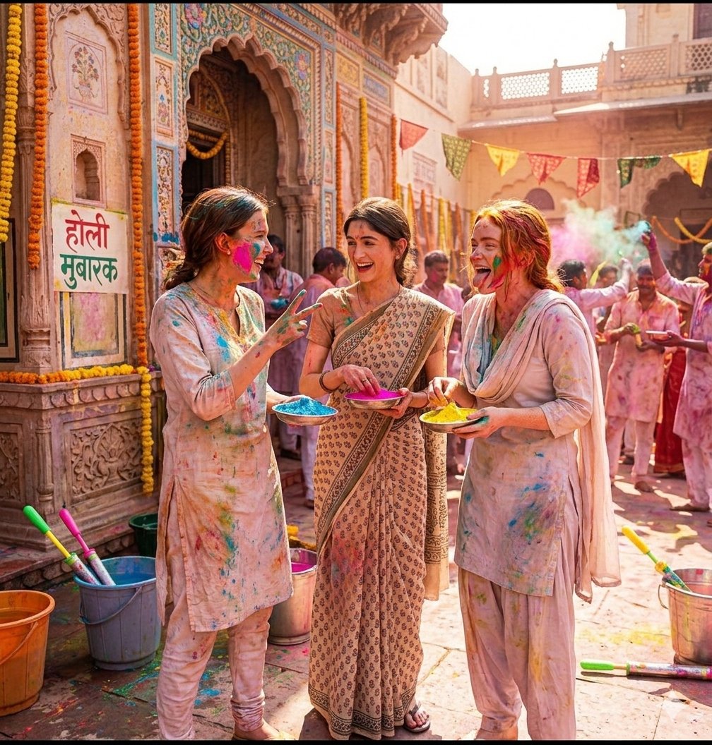 Holi Festival Color Splash