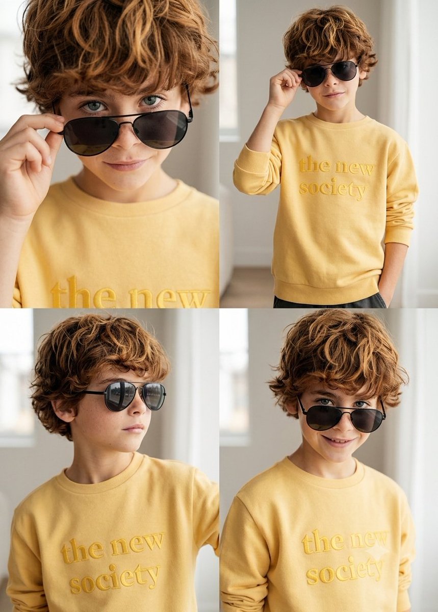 Cool Kid Four Photo Grid
