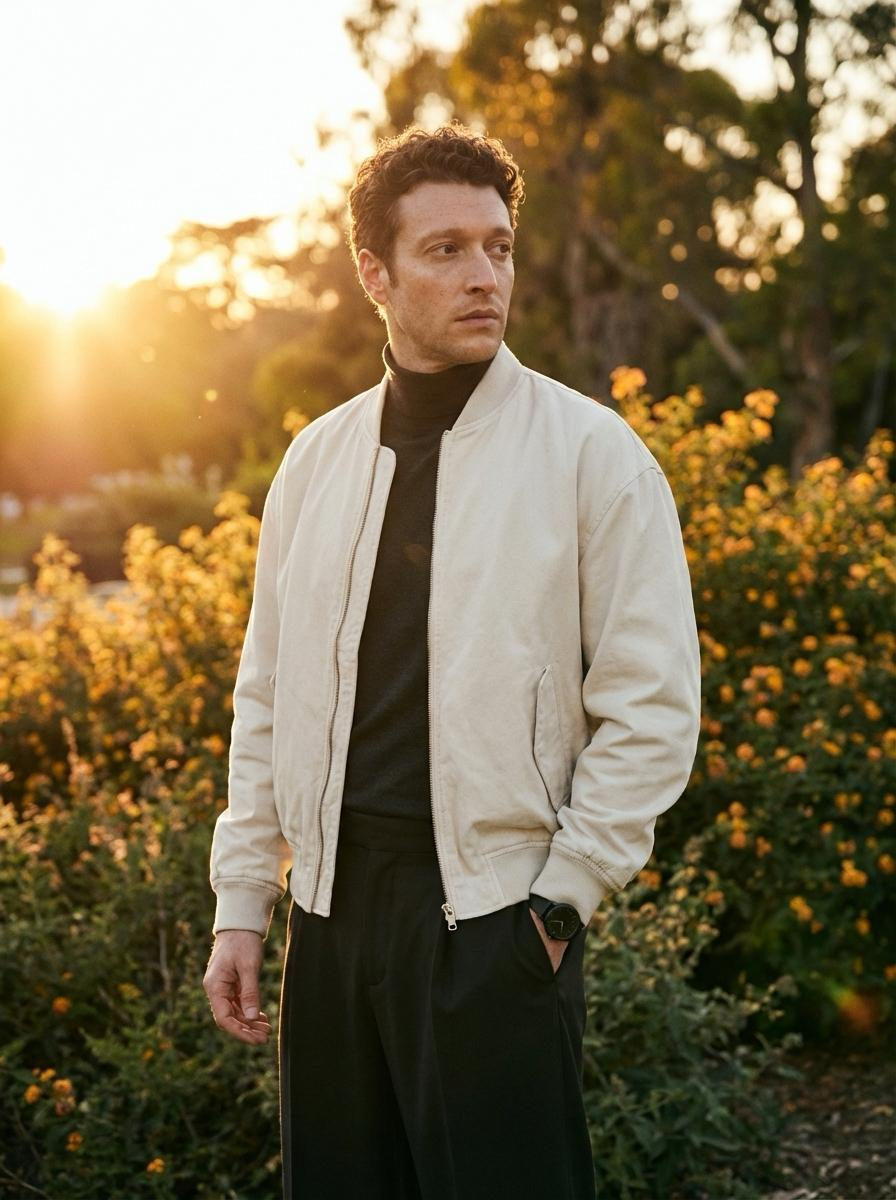 Golden Hour Portrait in Bloom