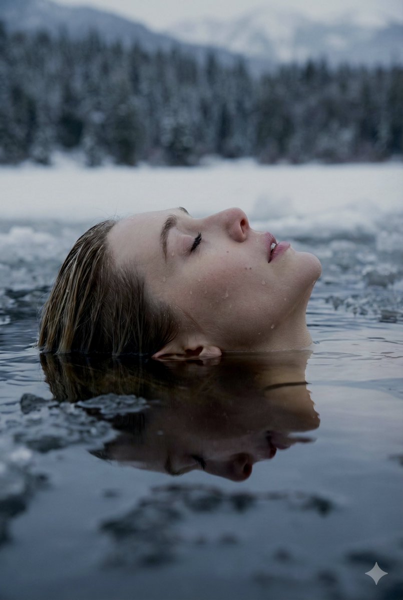 Ethereal Ice Lake Portrait