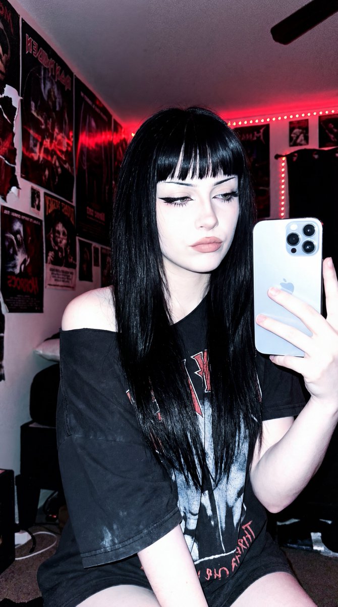 Midnight Flash Selfie Girl