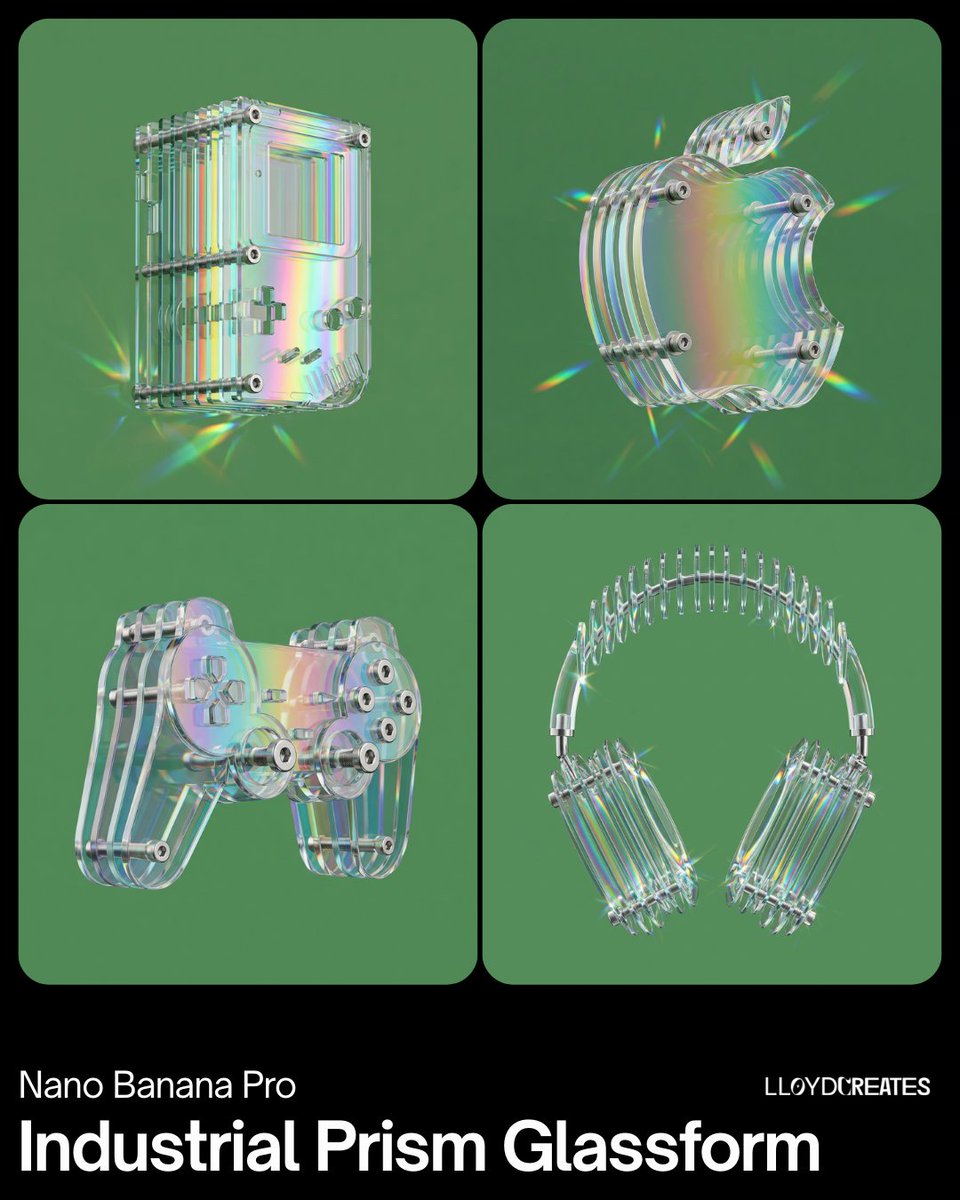 Prism Industrial Minimalist Product Render