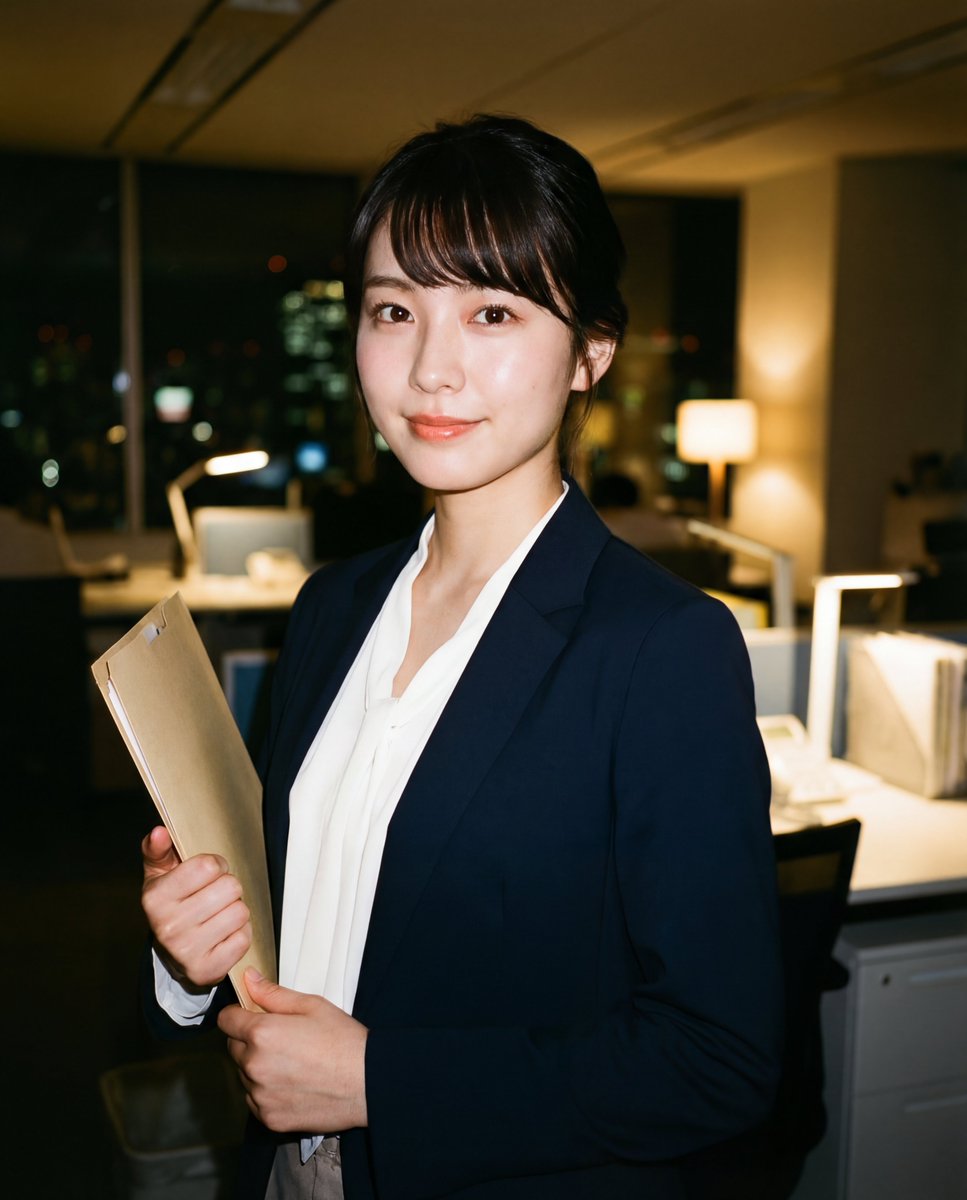 Night Office OL Portrait