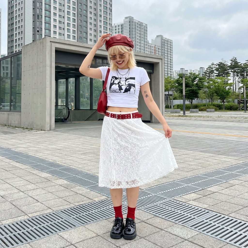 Red Beret Street Style