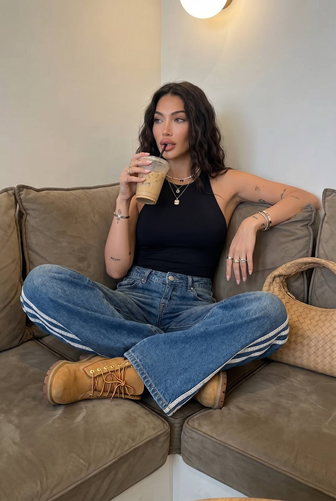Chill Sofa Iced Drink Moment