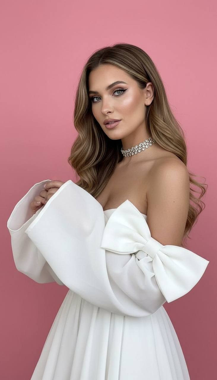 Glamorous Pink Fashion Portrait