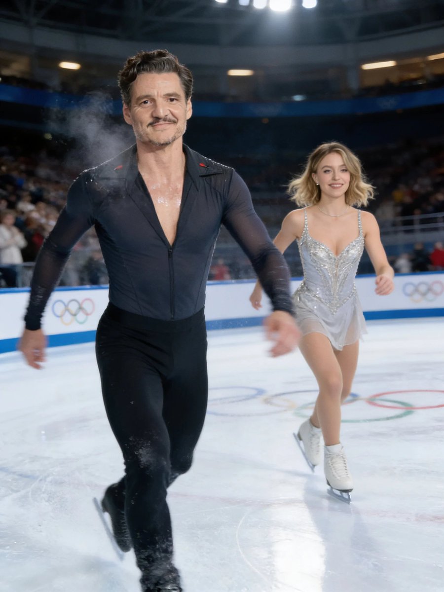 Celebrities Figure Skating Olympics Moment