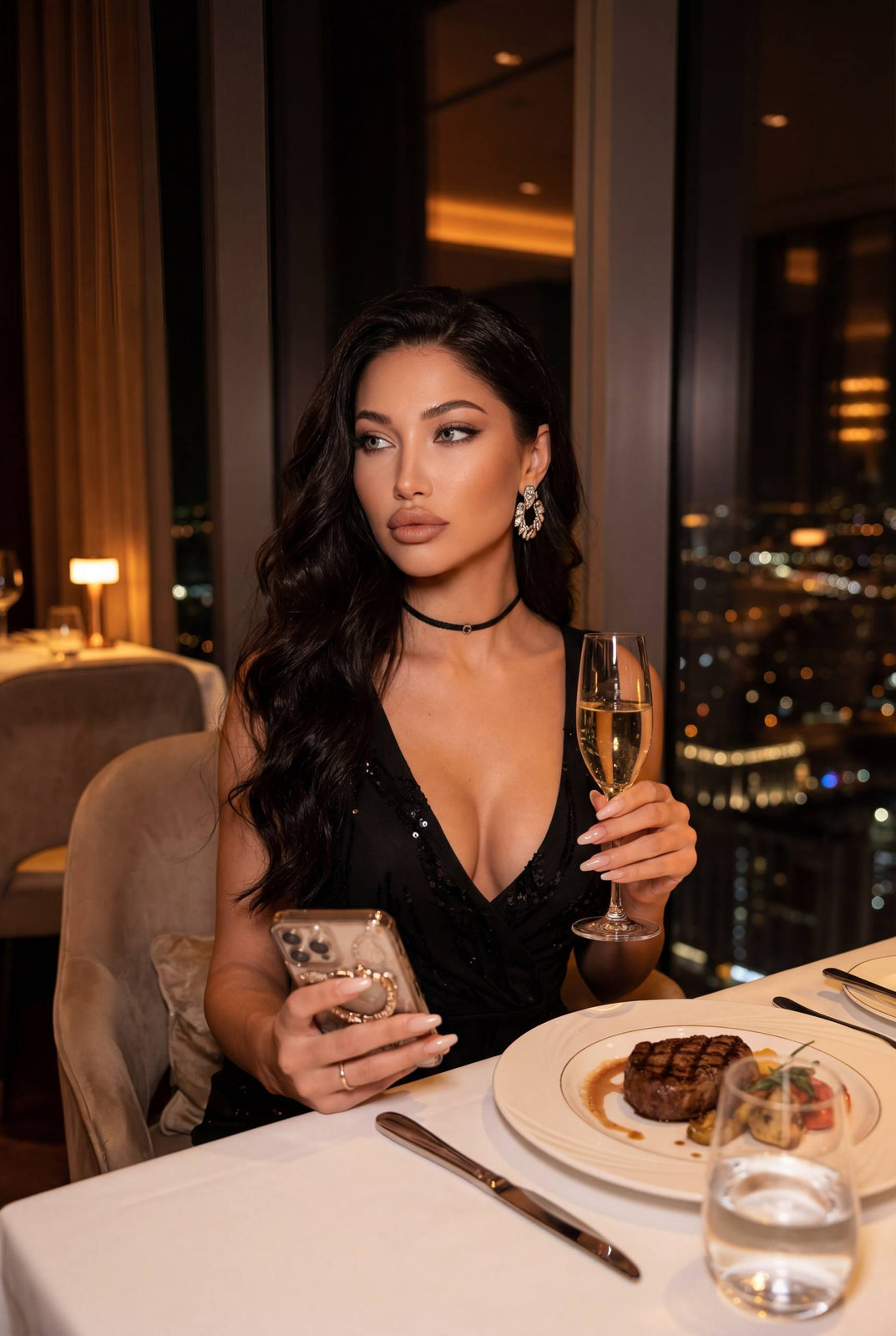 Elegant Dinner Portrait