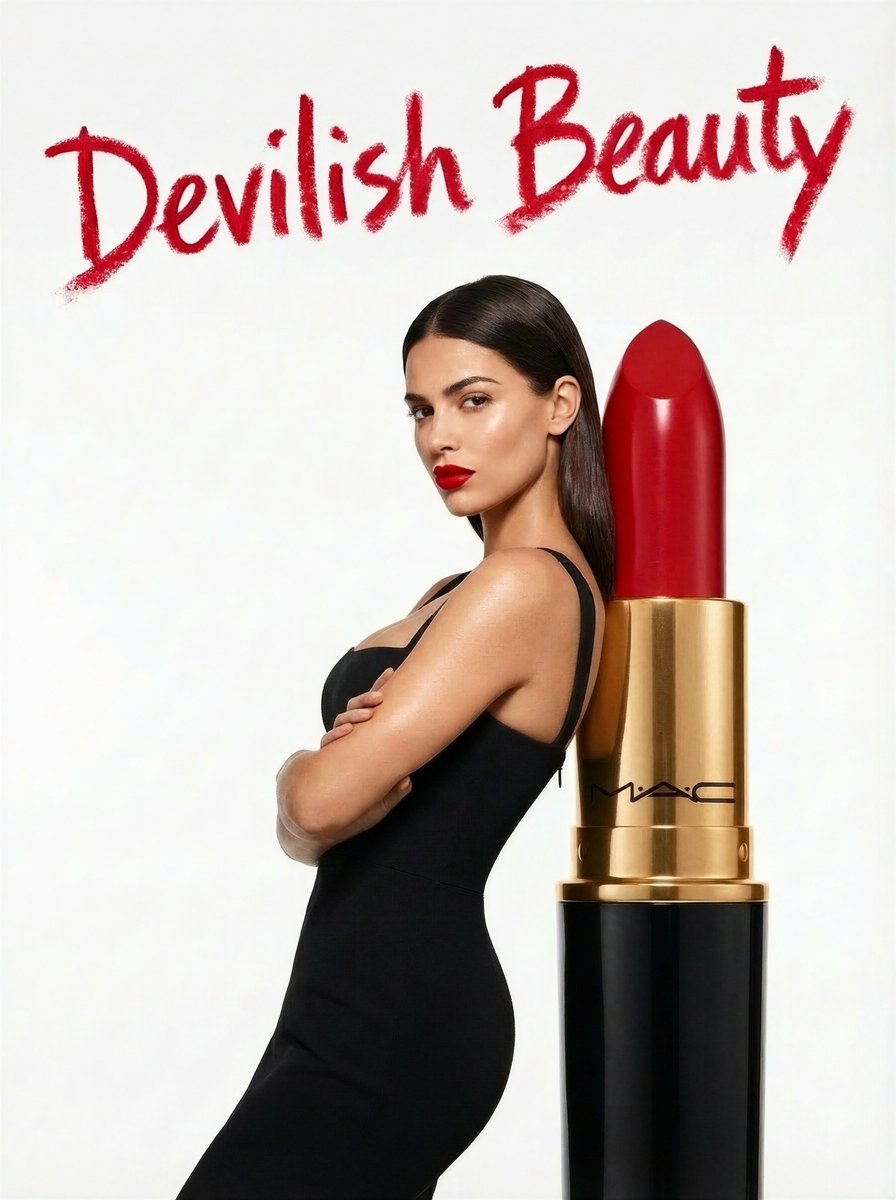 Bold Red Lipstick Beauty