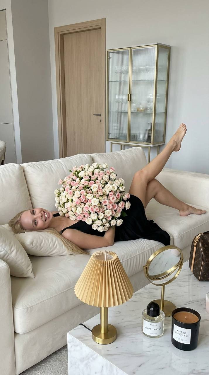 Rose-Covered Beauty Luxe Lounging