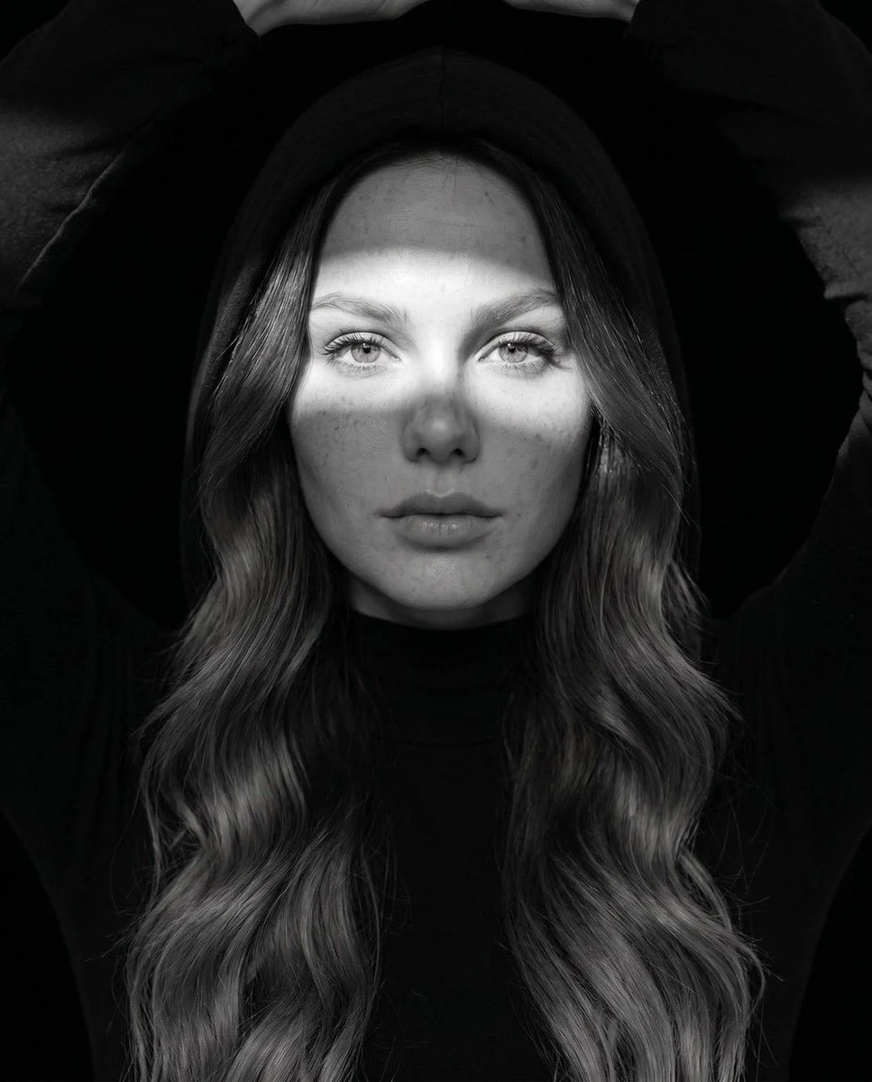 Ultra-Realistic Monochrome Portrait Art