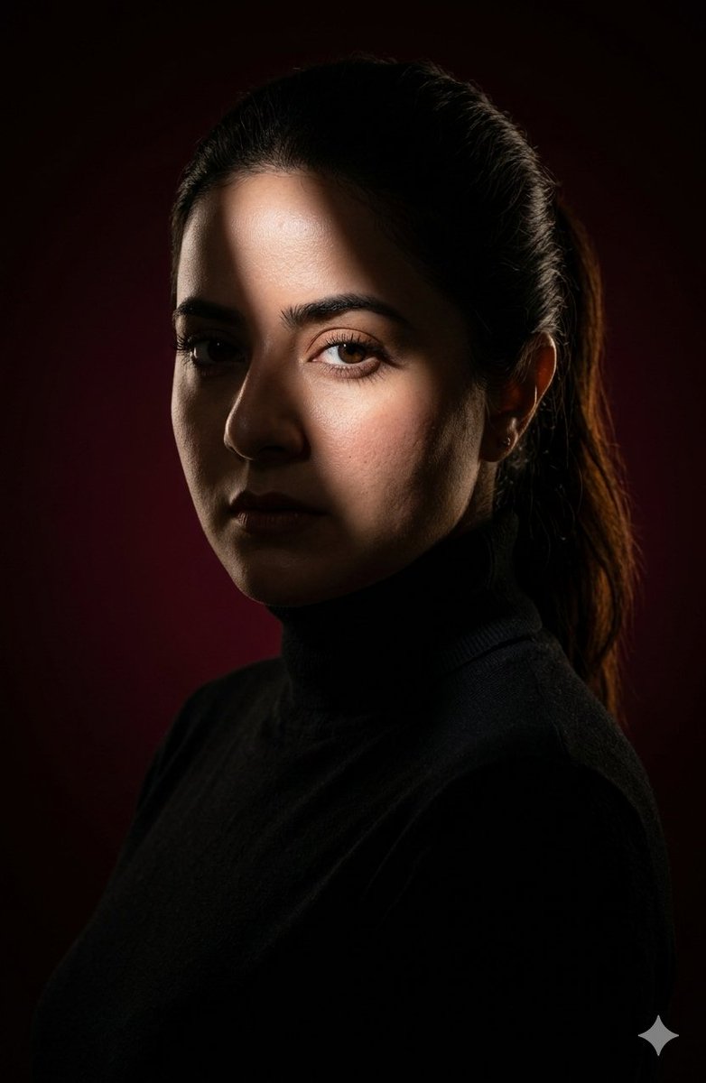 Cinematic Dark Luxury Fashion Portrait