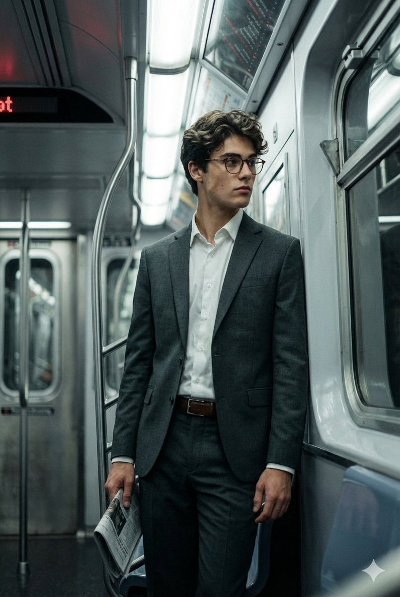Subway Commuter Portrait