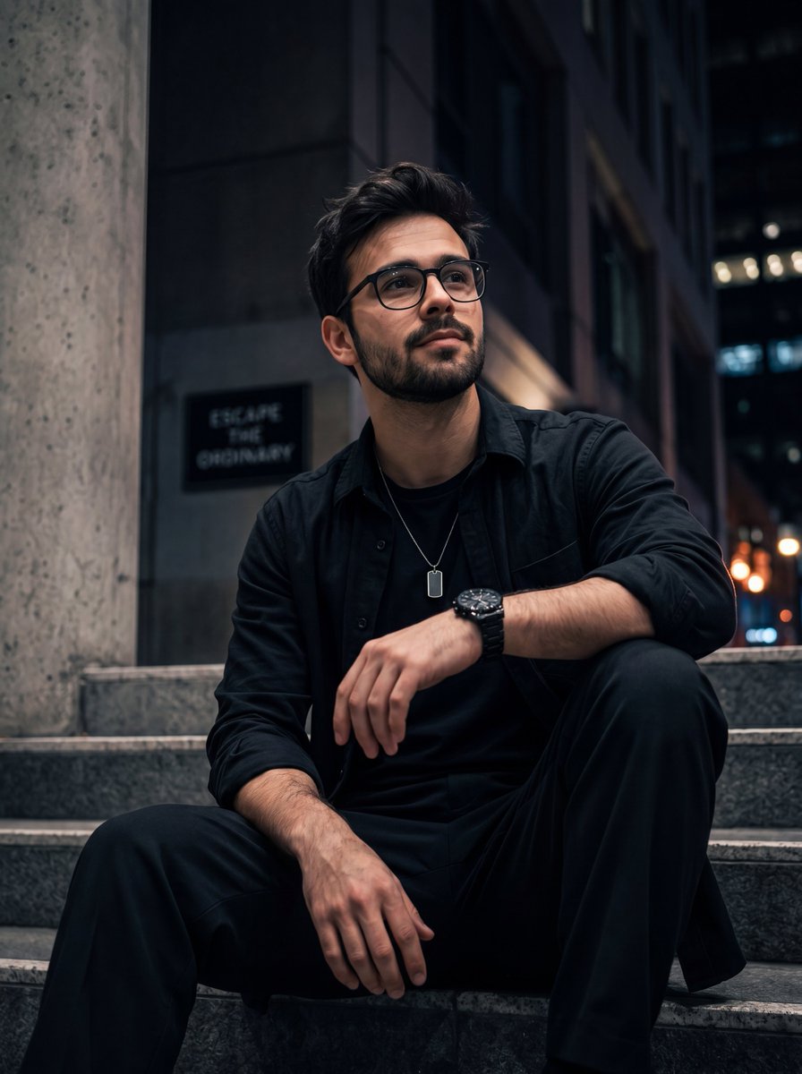 Urban Night: Cinematic Fashion Portrait