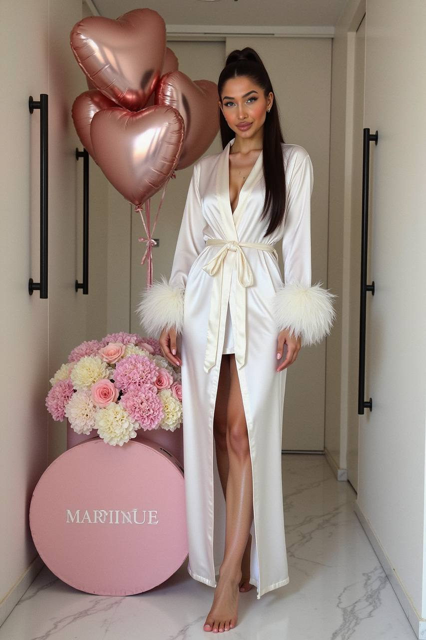 Silk Robe Morning Glamour