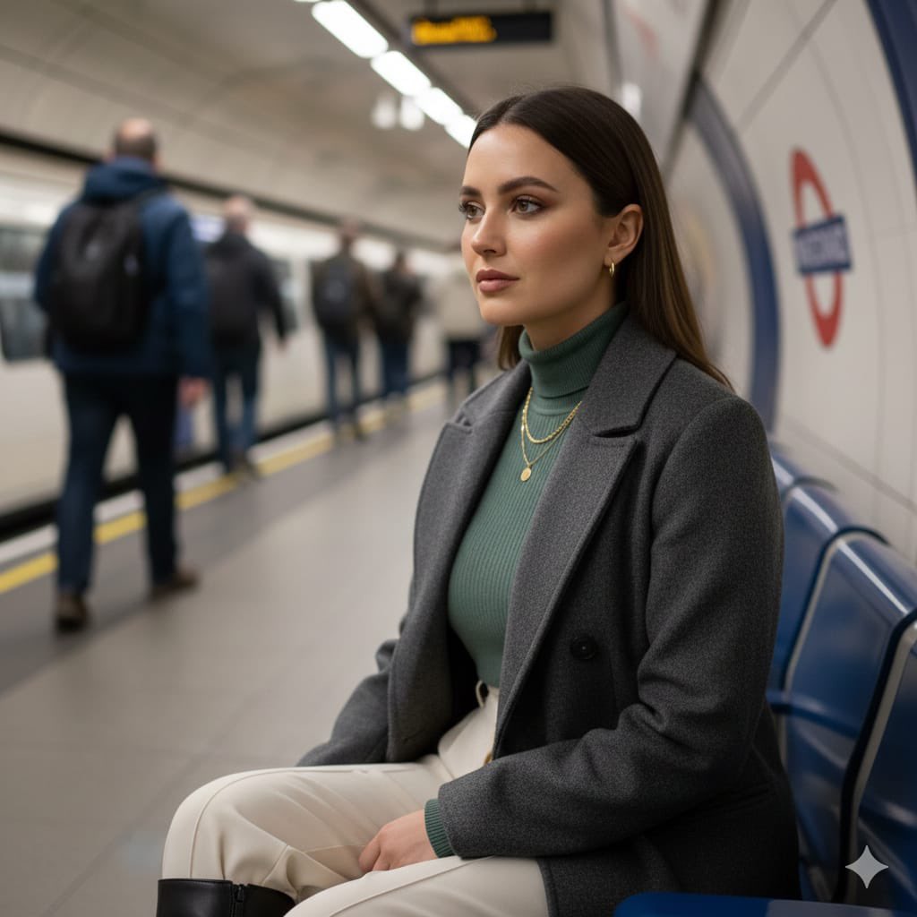 Cinematic Subway Morning Portrait