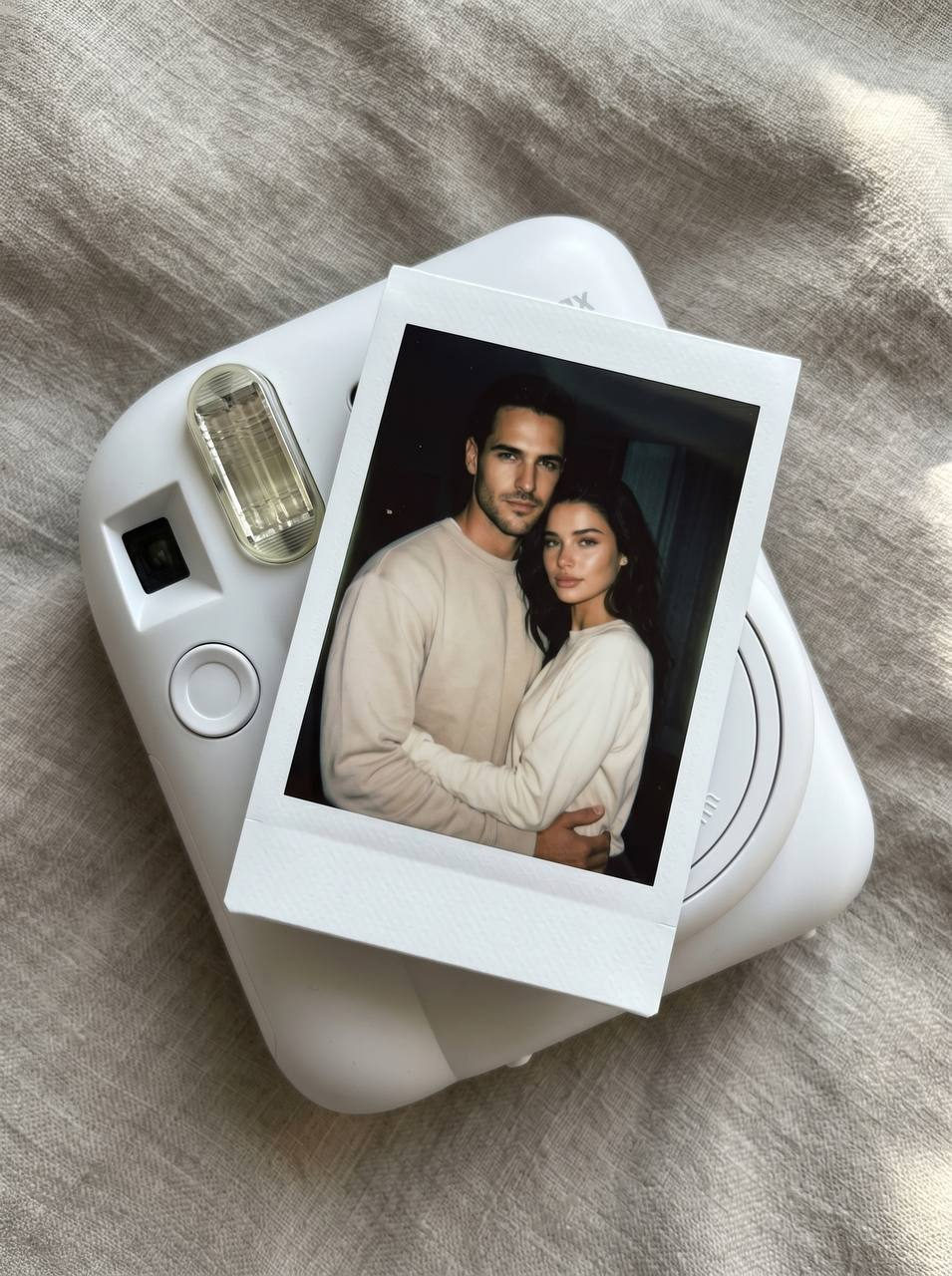 Instax Couple Polaroid Portrait