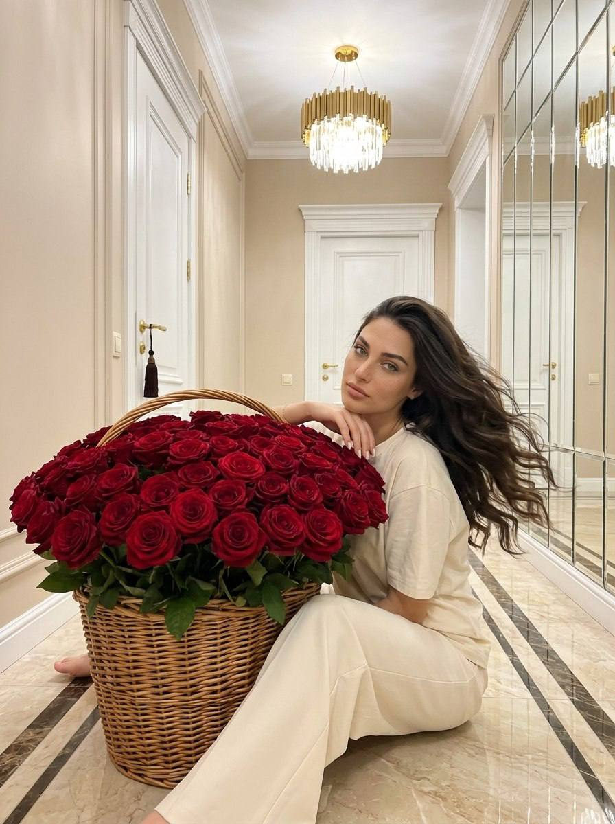 Luxury Rose Portrait Photography