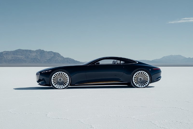 Mercedes-Maybach Convertible Concept Car Blue