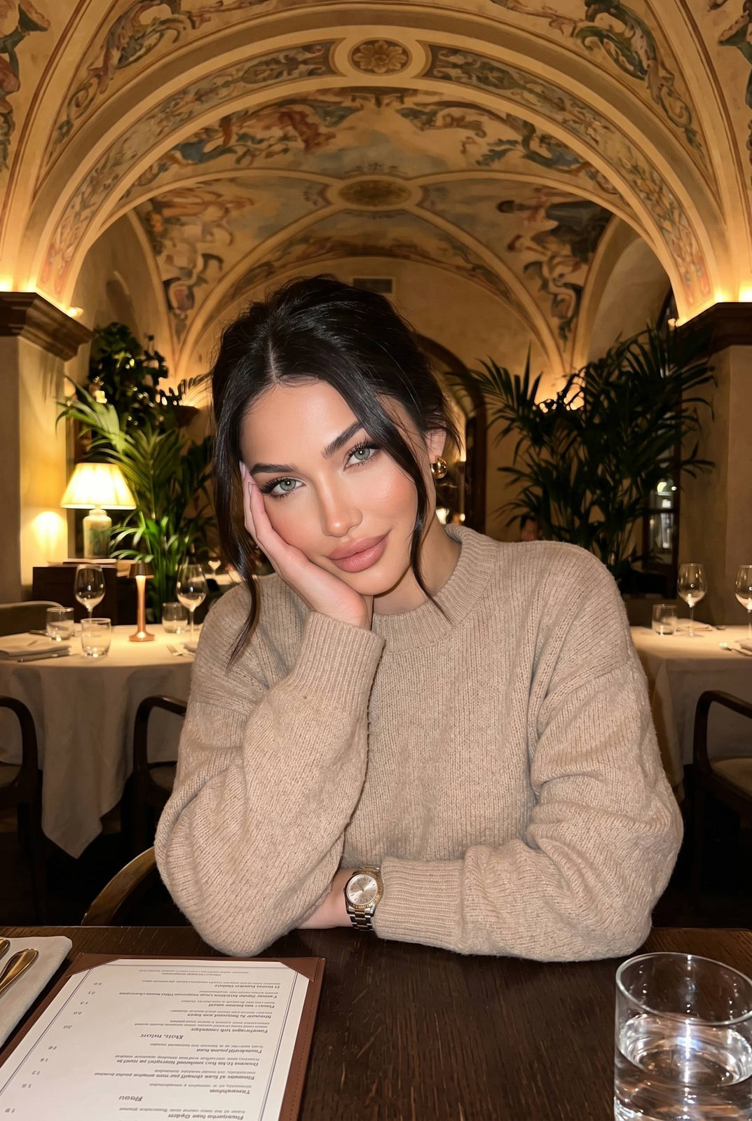 Cozy Restaurant Portrait